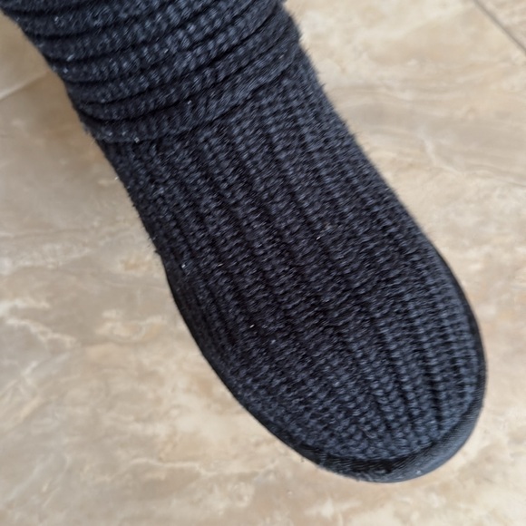 UGG Women's Black Knit Button Boots - Picture 17 of 17